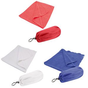 Toalla de microfibra con bolso