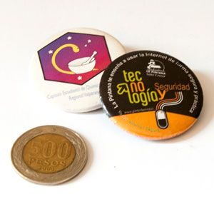 Chapita 3,8 cm.