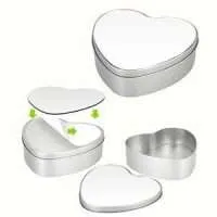 Caja Metálica Corazón Sublimación