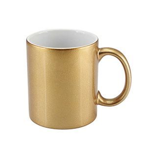 Tazón Cerámico Dorado Sublimación