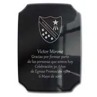 Plaqué Cerámica Negro brillante